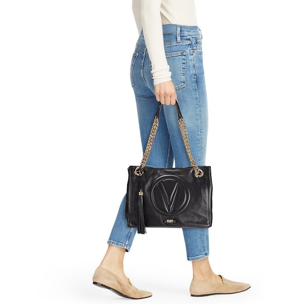 Valentino Luisa Leather Handbag
